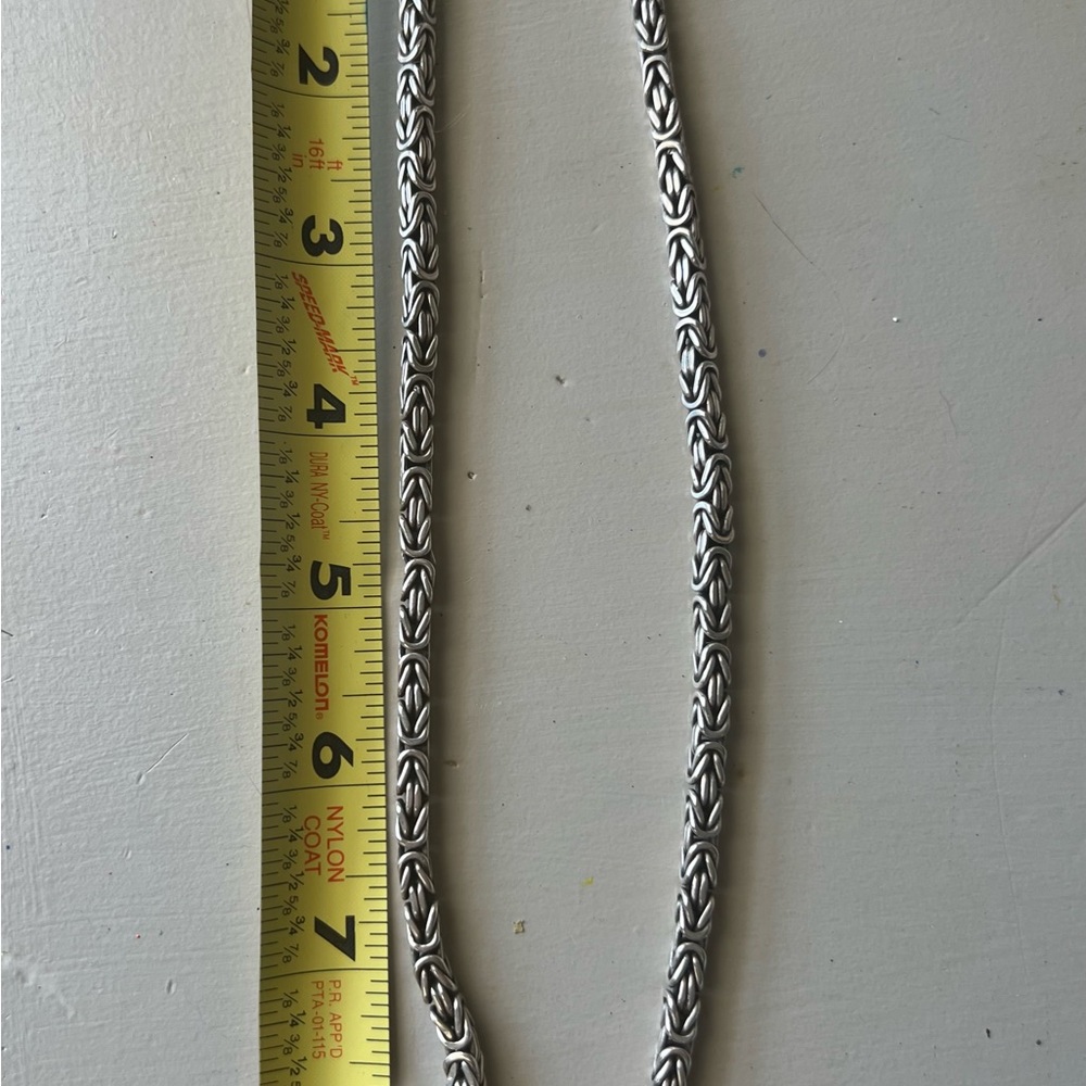 *🛍️😍Designer Lois Hill Early 90’s Vintage Byzantine Solid Sterling Necklace! - Picture 5 of 6